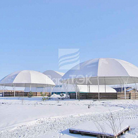 Awning horse riding arena