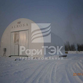Hangar 16x10x7 m., For storage and repair of vehicles, Republic of Sakha-Yakutia.